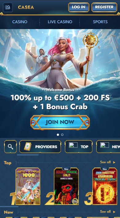 Hodnocení kasina Casea Gambling Enterprise: Funkce, hry, pobídky a mobilní zážitek